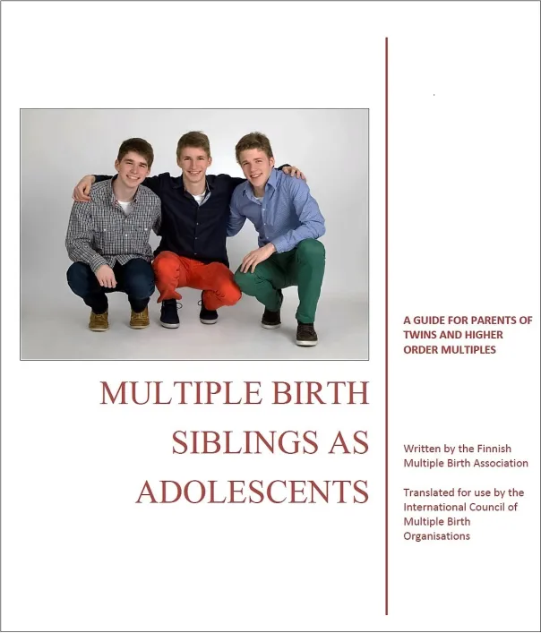 multiple birth siblings as adolescents